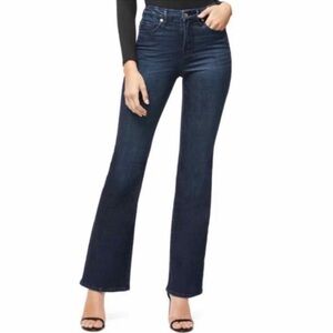Good American Good Flare size 0/25 dark wash